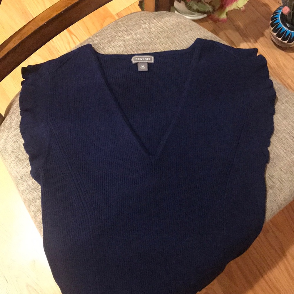 J. Crew point sur merino vest